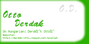 otto derdak business card